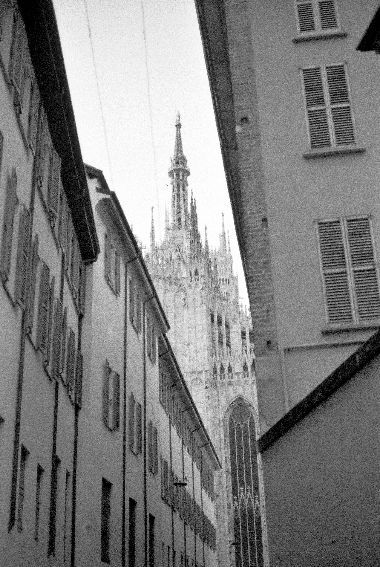 Cathédrale en noir et blanc